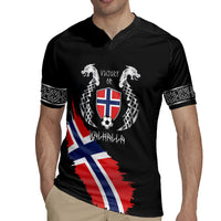 Victory or Valhalla Norway Football Personalized Rugby Jersey Norge Football Supporter