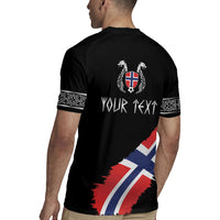 Victory or Valhalla Norway Football Personalized Rugby Jersey Norge Football Supporter