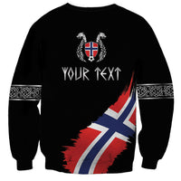 Victory or Valhalla Norway Football Personalized Sweatshirt Norge Football Supporter