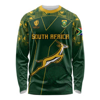 Springboks Rugby Long Sleeve Shirt South Africa Go Champions World Cup 2023 LT9