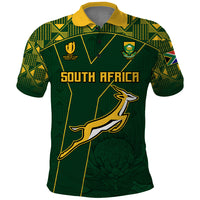 Custom Springboks Rugby Polo Shirt South Africa Go Champions World Cup 2023 - Wonder Print Shop