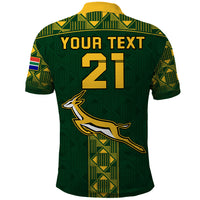 Custom Springboks Rugby Polo Shirt South Africa Go Champions World Cup 2023 - Wonder Print Shop