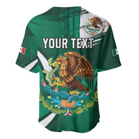 Mexico Hispanic Heritage Personalized Baseball Jersey With Aguila Mexicana LT9 - Wonder Print Shop