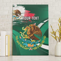 Mexico Hispanic Heritage Personalized Canvas Wall Art With Aguila Mexicana LT9 - Wonder Print Shop
