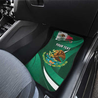 Mexico Hispanic Heritage Personalized Car Mats With Aguila Mexicana LT9 - Wonder Print Shop