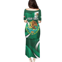 Mexico Hispanic Heritage Personalized Family Matching Puletasi and Hawaiian Shirt With Aguila Mexicana - Wonder Print Shop