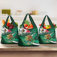 Mexico Hispanic Heritage Personalized Grocery Bag With Aguila Mexicana