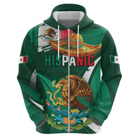 Mexico Hispanic Heritage Personalized Hoodie With Aguila Mexicana - Wonder Print Shop