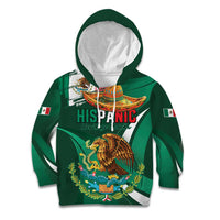 Mexico Hispanic Heritage Personalized Kid Hoodie With Aguila Mexicana - Wonder Print Shop