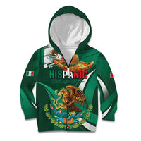 Mexico Hispanic Heritage Personalized Kid Hoodie With Aguila Mexicana - Wonder Print Shop