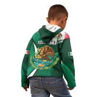 Mexico Hispanic Heritage Personalized Kid Hoodie With Aguila Mexicana - Wonder Print Shop