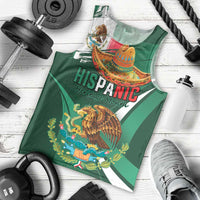 Mexico Hispanic Heritage Personalized Men Tank Top With Aguila Mexicana - Wonder Print Shop