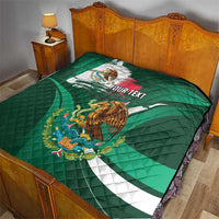 Mexico Hispanic Heritage Personalized Quilt With Aguila Mexicana - Wonder Print Shop