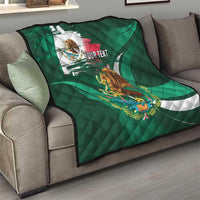 Mexico Hispanic Heritage Personalized Quilt With Aguila Mexicana - Wonder Print Shop