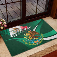 Mexico Hispanic Heritage Personalized Rubber Doormat With Aguila Mexicana - Wonder Print Shop