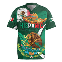 Mexico Hispanic Heritage Personalized Rugby Jersey With Aguila Mexicana - Wonder Print Shop