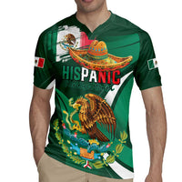 Mexico Hispanic Heritage Personalized Rugby Jersey With Aguila Mexicana - Wonder Print Shop