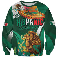 Mexico Hispanic Heritage Personalized Sweatshirt With Aguila Mexicana - Wonder Print Shop