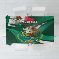 Mexico Hispanic Heritage Personalized Tablecloth With Aguila Mexicana - Wonder Print Shop