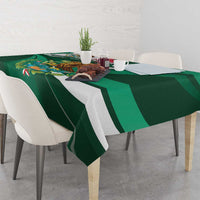 Mexico Hispanic Heritage Personalized Tablecloth With Aguila Mexicana - Wonder Print Shop