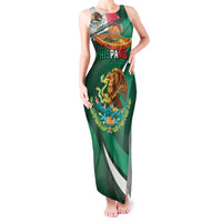 Mexico Hispanic Heritage Personalized Tank Maxi Dress With Aguila Mexicana - Wonder Print Shop