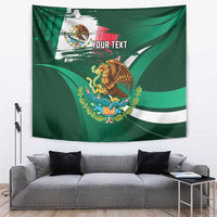 Mexico Hispanic Heritage Personalized Tapestry With Aguila Mexicana - Wonder Print Shop
