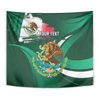 Mexico Hispanic Heritage Personalized Tapestry With Aguila Mexicana - Wonder Print Shop