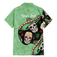 Mexican Sugar Skull Personalized Family Matching Mermaid Dress and Hawaiian Shirt Dia de Los Muertos Vibe LT9 - Wonder Print Shop