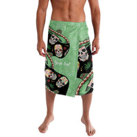 Mexican Sugar Skull Personalized Lavalava Dia de Los Muertos Vibe - Wonder Print Shop