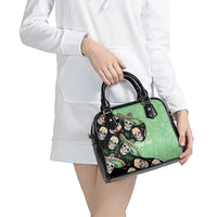 Mexican Sugar Skull Personalized Shoulder Handbag Dia de Los Muertos Vibe
