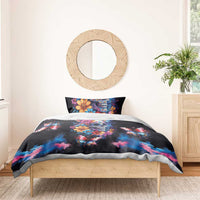 Mexican La Calaca and Butterfly Bedding Set Skull Day Of The Dead LT9 - Wonder Print Shop