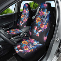 Mexican La Calaca and Butterfly Car Seat Cover Skull Day Of The Dead LT9 - Wonder Print Shop