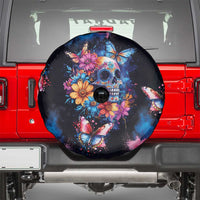 Mexican La Calaca and Butterfly Spare Tire Cover Skull Day Of The Dead - Wonder Print Shop