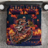 Mexican La Catrina Skeletons Dancing Bedding Set Dia de Los Muertos Verion 1 LT9 - Wonder Print Shop