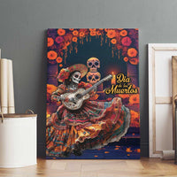 Mexican La Catrina Skeletons Dancing Canvas Wall Art Dia de Los Muertos Verion 1 LT9 - Wonder Print Shop