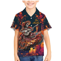 Mexican La Catrina Skeletons Dancing Family Matching Mermaid Dress and Hawaiian Shirt Dia de Los Muertos Verion 1 LT9 - Wonder Print Shop