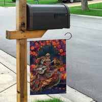 Mexican La Catrina Skeletons Dancing Garden Flag Dia de Los Muertos Verion 1 - Wonder Print Shop
