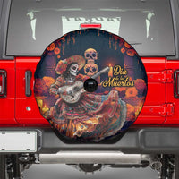 Mexican La Catrina Skeletons Dancing Spare Tire Cover Dia de Los Muertos Verion 1 - Wonder Print Shop