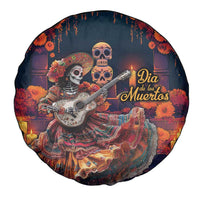 Mexican La Catrina Skeletons Dancing Spare Tire Cover Dia de Los Muertos Verion 1 - Wonder Print Shop
