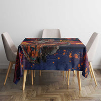 Mexican La Catrina Skeletons Dancing Tablecloth Dia de Los Muertos Verion 1 - Wonder Print Shop