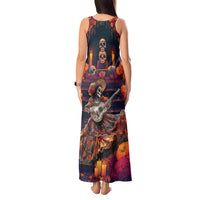 Mexican La Catrina Skeletons Dancing Tank Maxi Dress Dia de Los Muertos Verion 1 - Wonder Print Shop