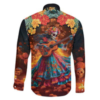 Mexican La Catrina Skeletons Dancing Family Matching Mermaid Dress and Hawaiian Shirt Dia de Los Muertos Verion 2 LT9 - Wonder Print Shop