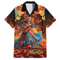 Mexican La Catrina Skeletons Dancing Family Matching Puletasi and Hawaiian Shirt Dia de Los Muertos Verion 2 - Wonder Print Shop