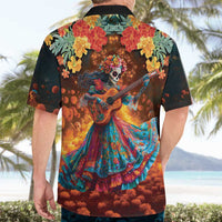 Mexican La Catrina Skeletons Dancing Hawaiian Shirt Dia de Los Muertos Verion 2 - Wonder Print Shop