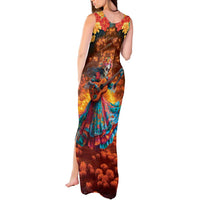 Mexican La Catrina Skeletons Dancing Tank Maxi Dress Dia de Los Muertos Verion 2 - Wonder Print Shop