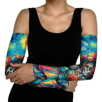 Día de los Muertos Arm Sleeves A Swirl of Colors and Souls - Wonder Print Shop