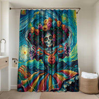 Día de los Muertos Bathroom Set A Swirl of Colors and Souls - Wonder Print Shop