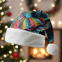 Día de los Muertos Christmas Santa Hat A Swirl of Colors and Souls - Wonder Print Shop