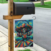 Día de los Muertos Garden Flag A Swirl of Colors and Souls - Wonder Print Shop