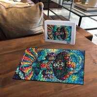 Día de los Muertos Puzzle A Swirl of Colors and Souls - Wonder Print Shop